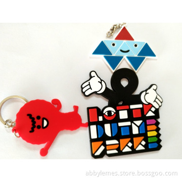 Factory price custom brand name food grade silicone wristband keychain